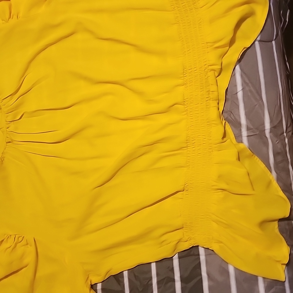 Yellow blouse